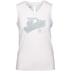 Colorado Rockies Levelwear Women's  Paisley Sweep V-Neck Tank Top | MLB Online