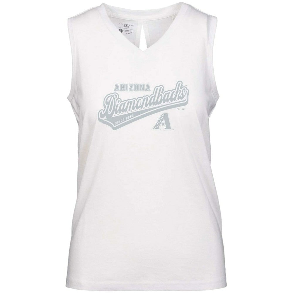 Arizona Diamondbacks Levelwear Women's  Paisley Sweep V-Neck Tank Top | MLB Discount