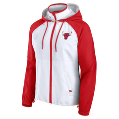 Chicago Bulls Women's Anorak Raglan Full-Zip Hoodie Jacket For Sale