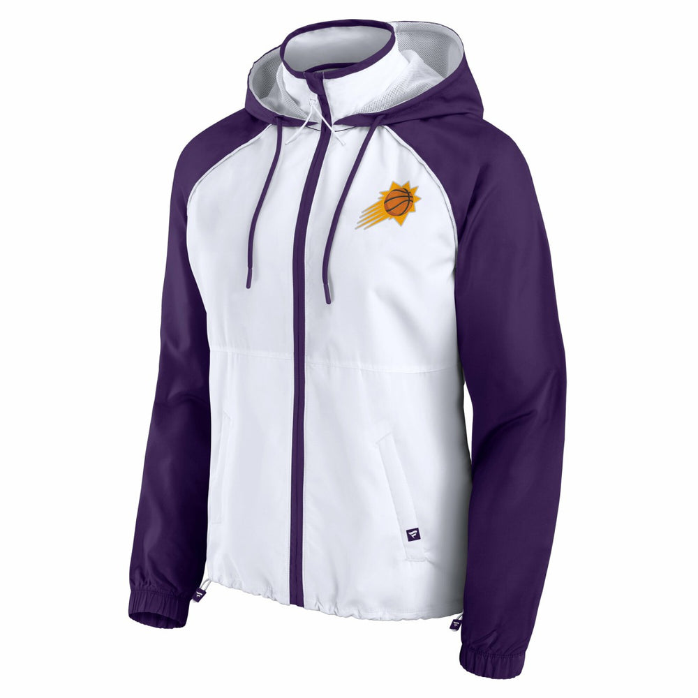 Phoenix Suns Women's Anorak Raglan Full-Zip Hoodie Jacket On Sale