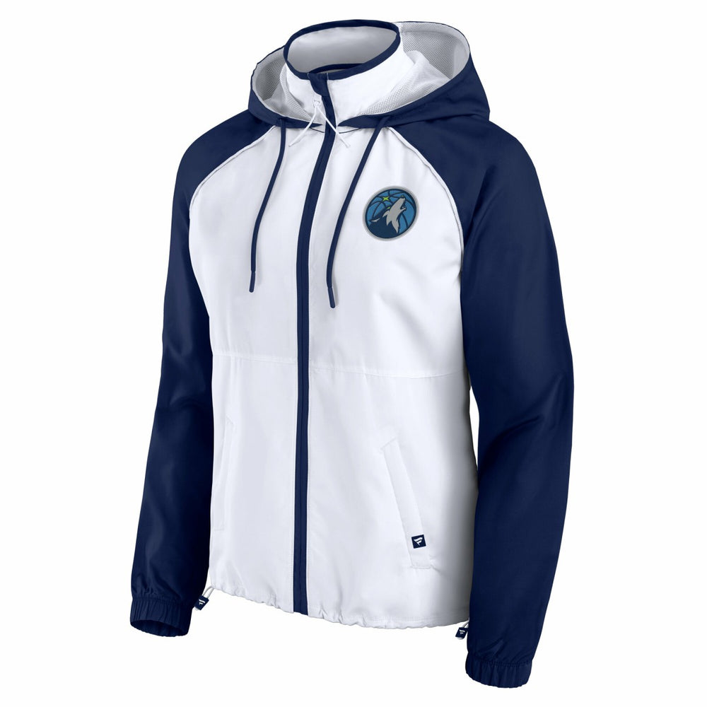 Minnesota Timberwolves Women's Anorak Raglan Full-Zip Hoodie Jacket Online