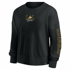 Los Angeles Lakers Women's Oversized Game Day Pullover Sweatshirt New