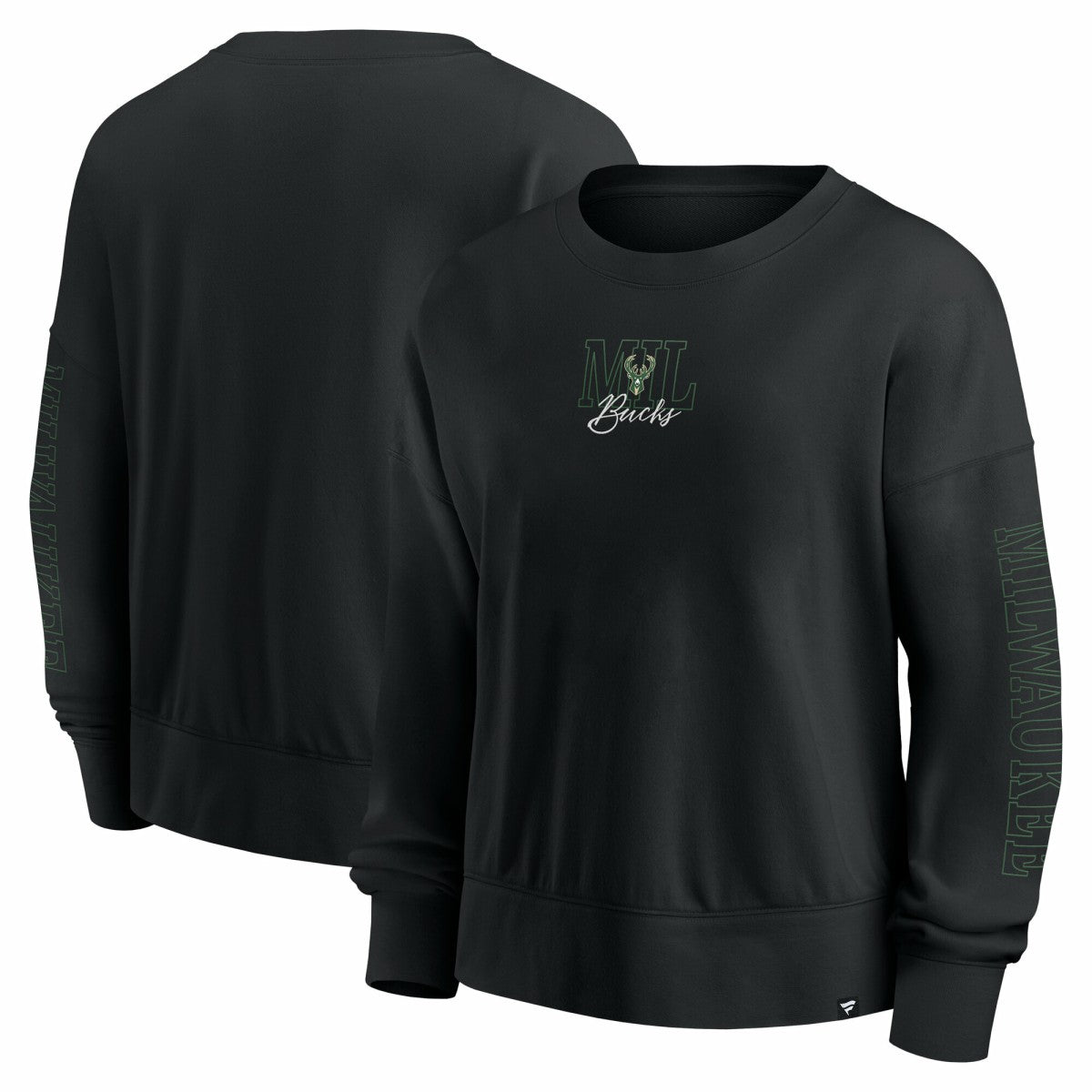 Milwaukee Bucks Women's Oversized Game Day Pullover Sweatshirt Discount