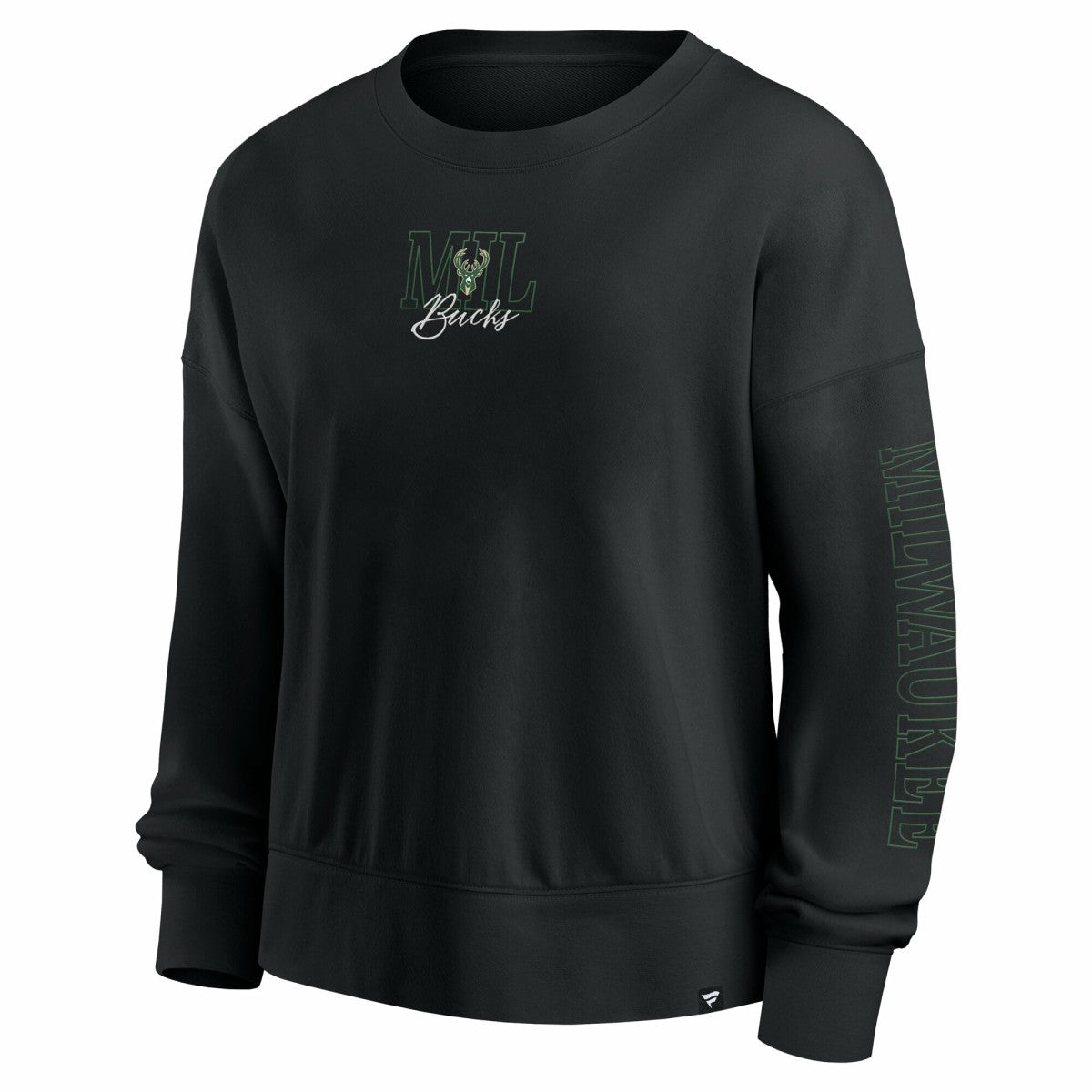 Milwaukee Bucks Women's Oversized Game Day Pullover Sweatshirt Discount