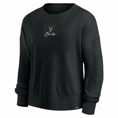 Milwaukee Bucks Women's Oversized Game Day Pullover Sweatshirt Discount