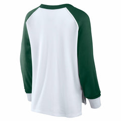 Milwaukee Bucks Women's Open Lane Waffle Long Sleeve V-Neck T-Shirt Discount