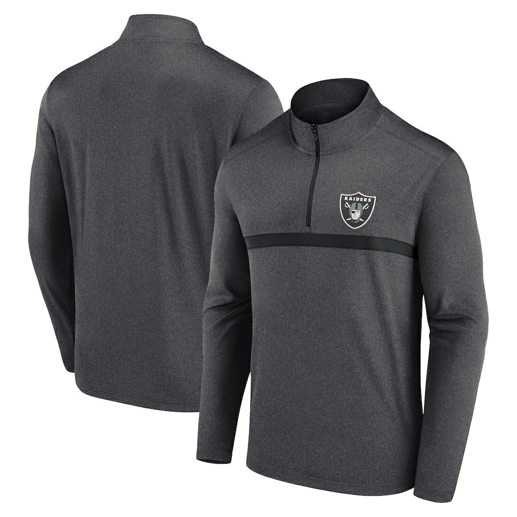 Las Vegas Raiders Fanatics Head-to-Head Quarter-Zip Pullover