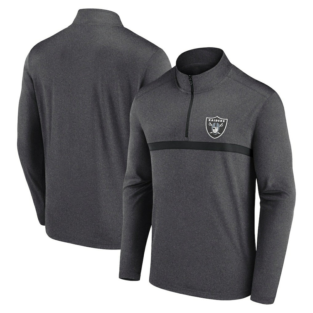Las Vegas Raiders Fanatics Head-to-Head Quarter-Zip Pullover