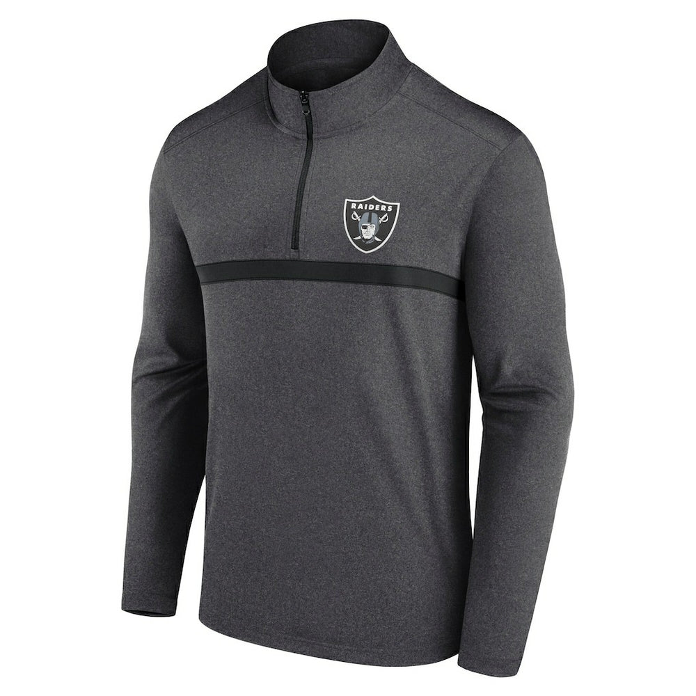 Las Vegas Raiders Fanatics Head-to-Head Quarter-Zip Pullover