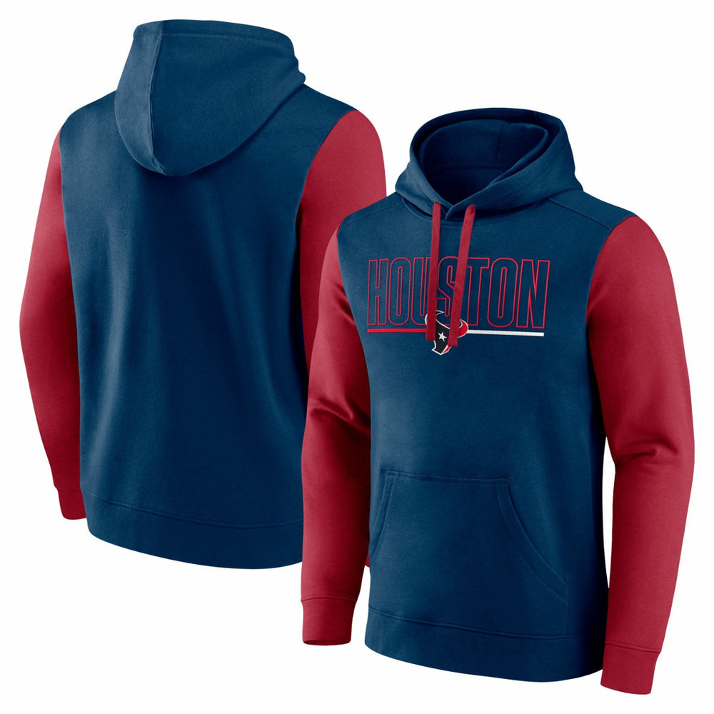 Houston Texans Fanatics Outline Pullover Hoodie
