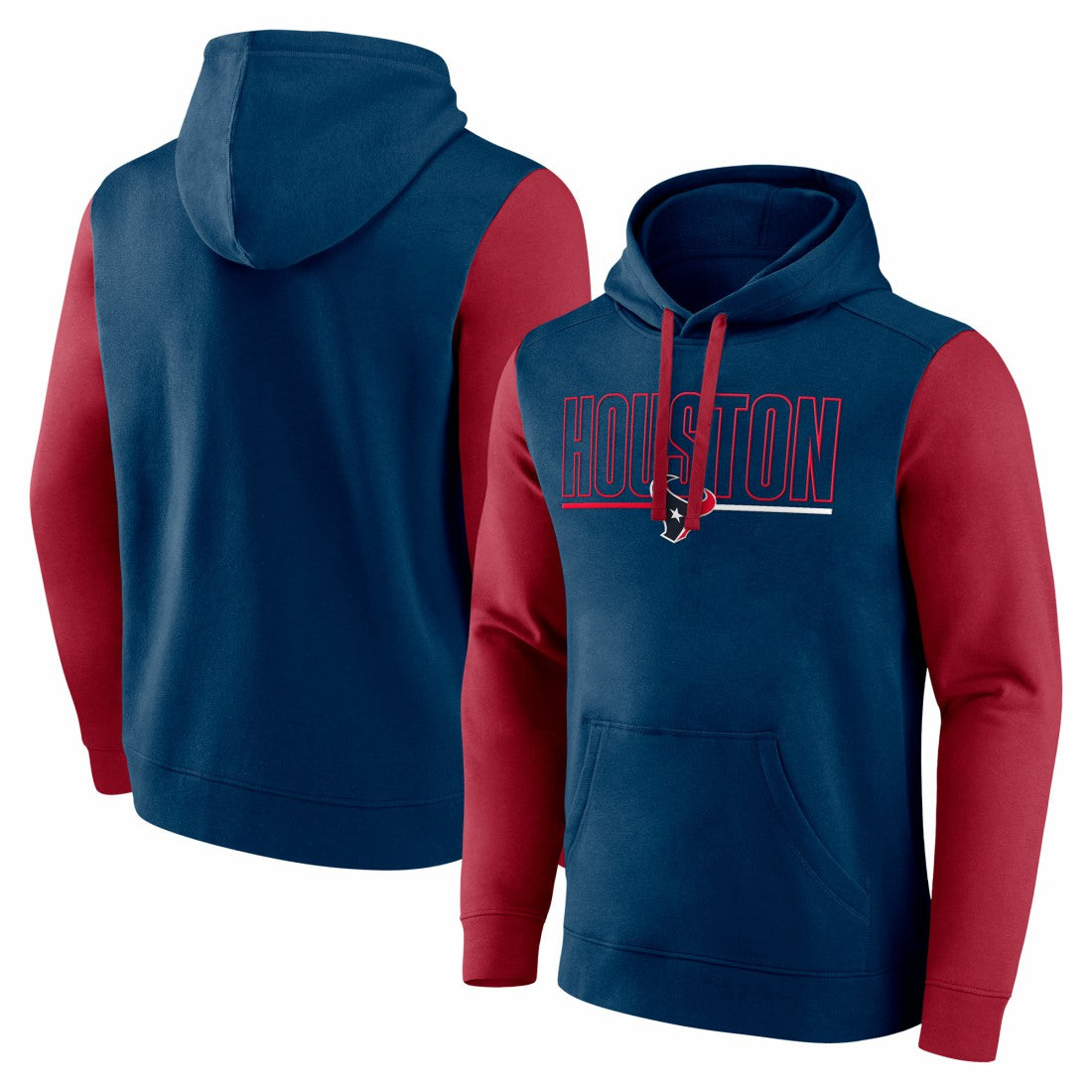 Houston Texans Fanatics Outline Pullover Hoodie