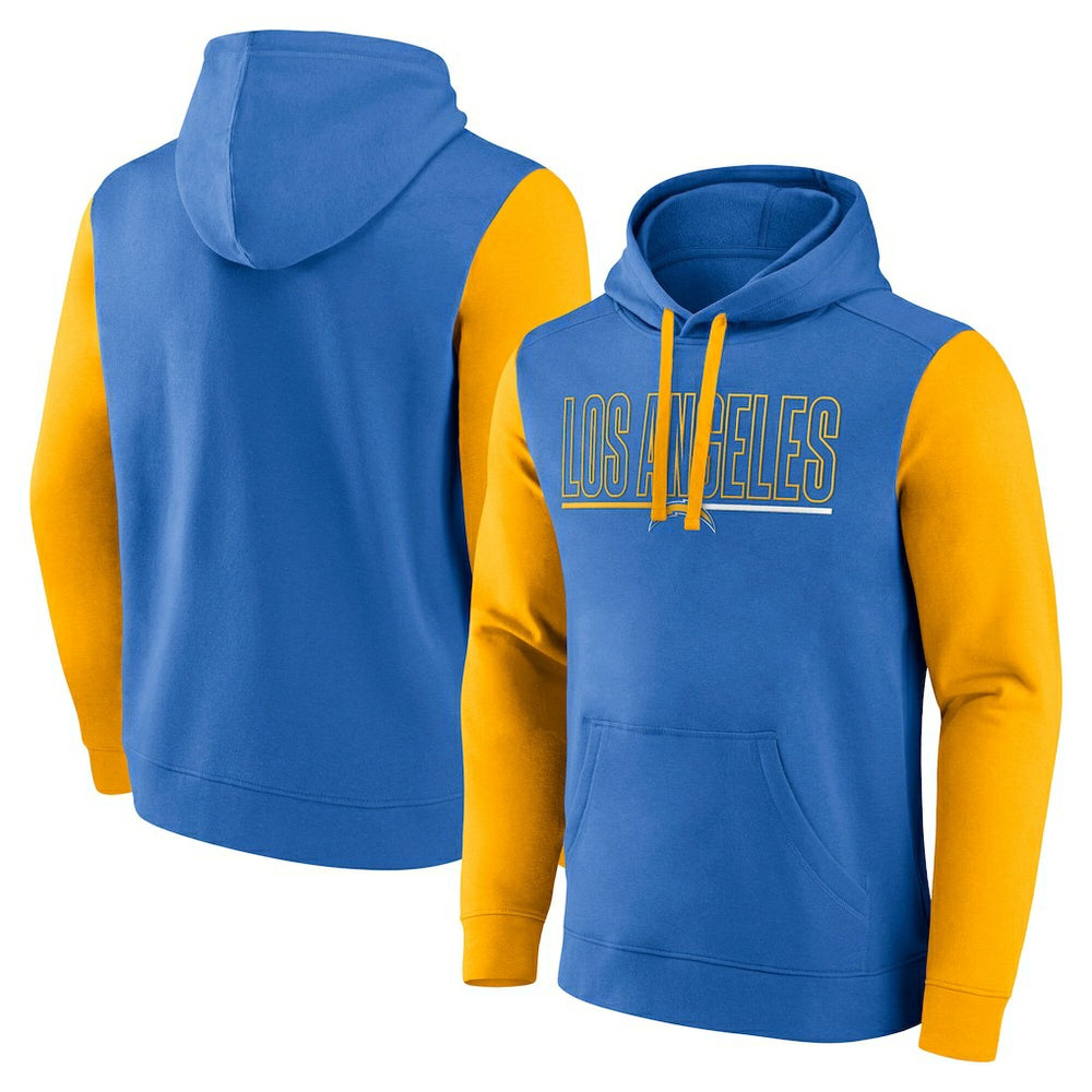Los Angeles Chargers Fanatics Outline Pullover Hoodie