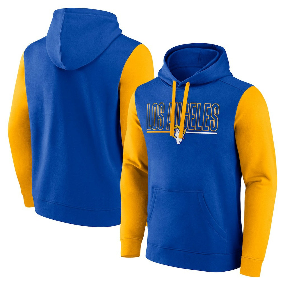 Los Angeles Rams Fanatics Outline Pullover Hoodie