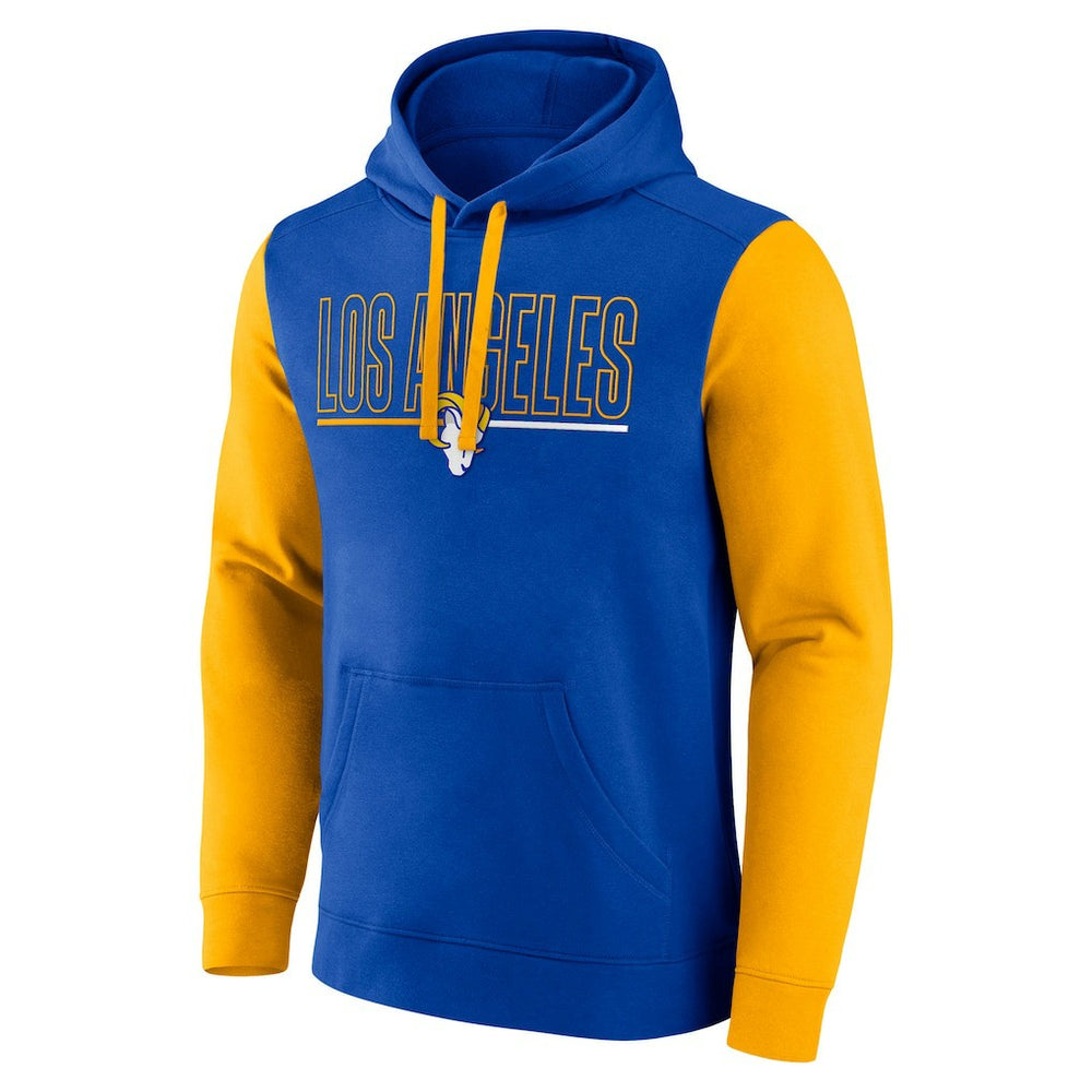 Los Angeles Rams Fanatics Outline Pullover Hoodie