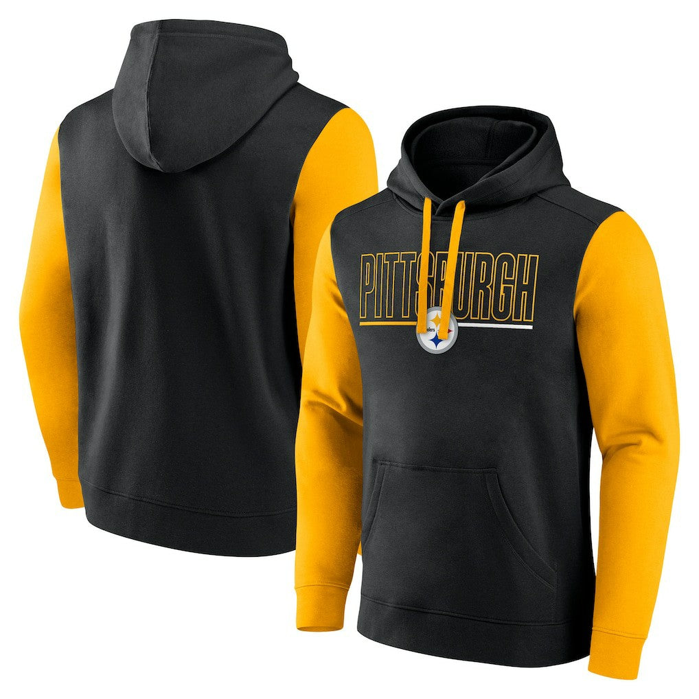 Pittsburgh Steelers Fanatics Outline Pullover Hoodie
