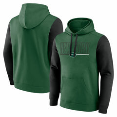New York Jets Fanatics Outline Pullover Hoodie