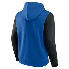 Orlando Magic Logo Athletic Outline Colorblock Pullover Hoodie For Sale