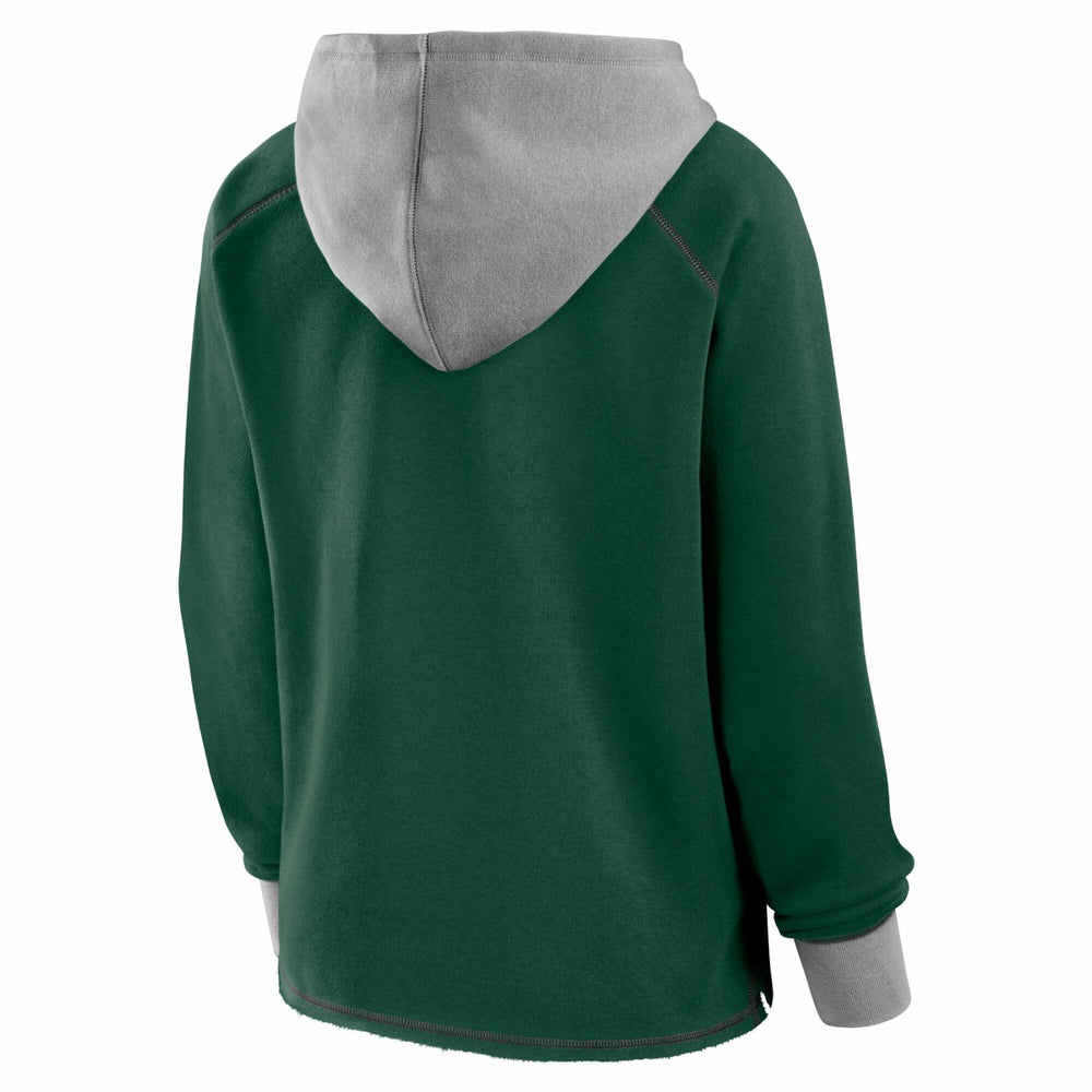 Milwaukee Bucks Logo Athletic Women's Boom Pullover Hoodie Discount