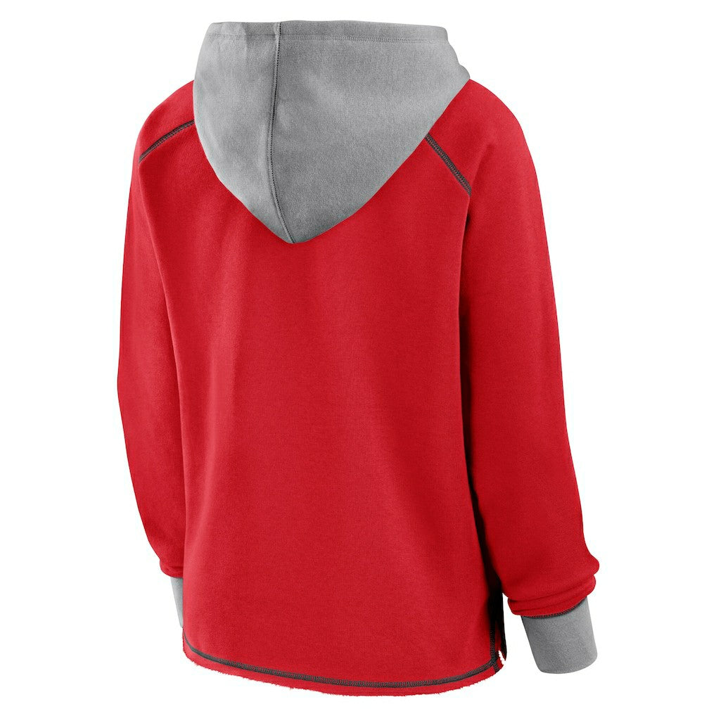 Chicago Bulls Logo Athletic Women's Boom Pullover Hoodie Online