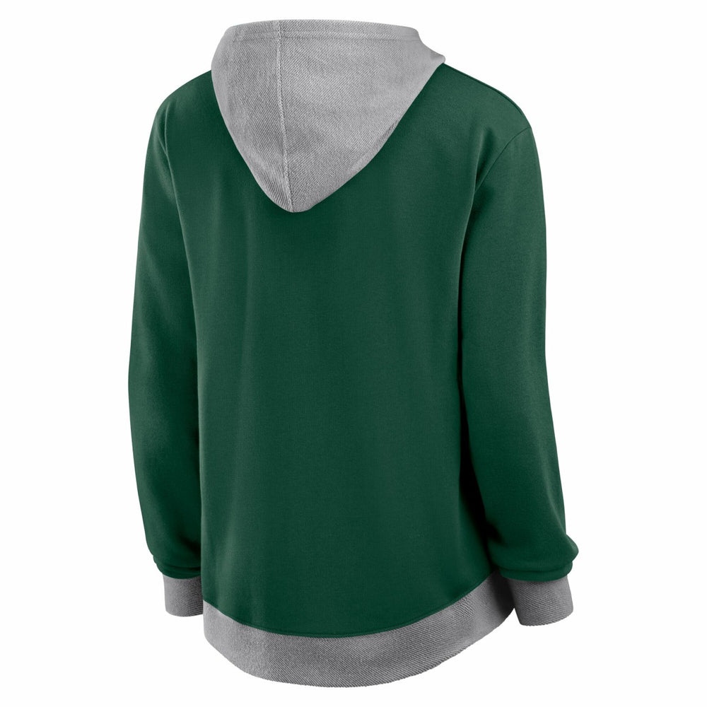 Milwaukee Bucks Logo Athletic Women's Hit It French Terry Full-Zip Hoodie Discount
