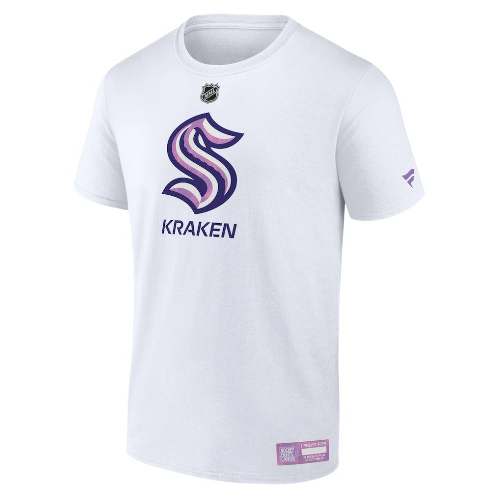 Seattle Kraken Fanatics 2024 Hockey Fights Cancer T-Shirt Discount