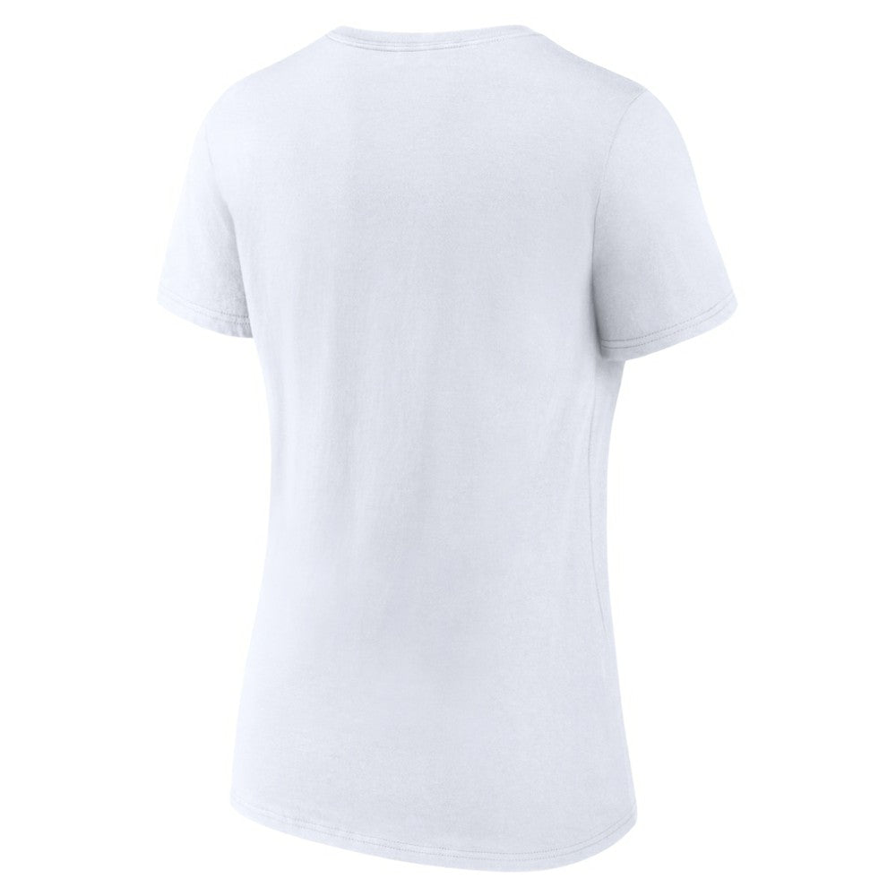 New Jersey Devils Fanatics Women's 2024 Hockey Fights Cancer V-Neck T-Shirt Sale