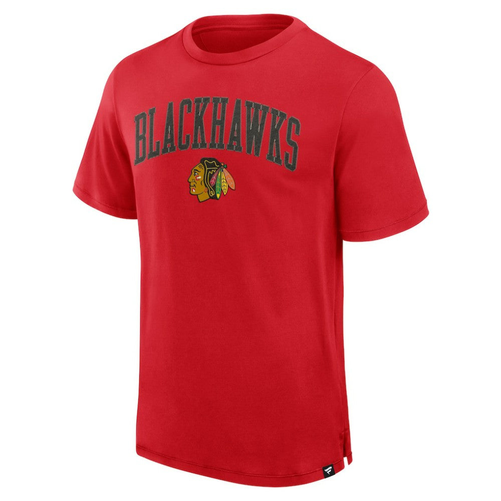 Chicago Blackhawks Fanatics Elevated Pima T-Shirt Outlet