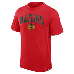 Chicago Blackhawks Fanatics Elevated Pima T-Shirt Outlet