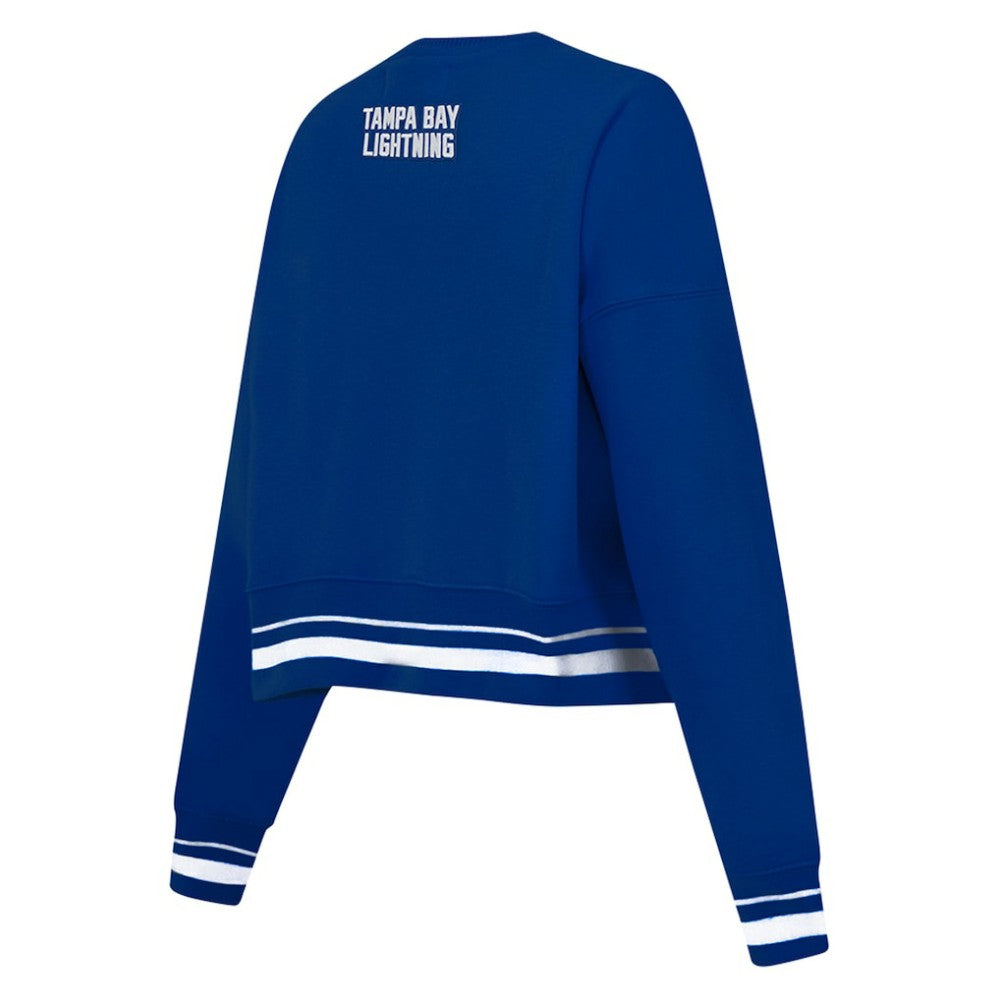 Tampa Bay Lightning Pro Standard Women's Area Code Cropped Pullover Sweatshirt For Sale