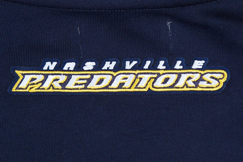 Nashville Predators Pro Standard Women's Area Code Cropped Pullover Sweatshirt Sale