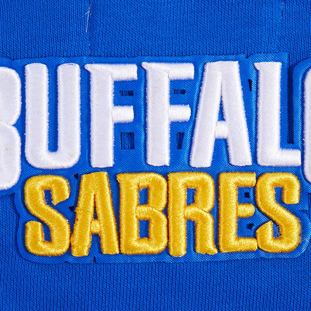 Buffalo Sabres Pro Standard Women's Area Code Cropped Pullover Sweatshirt On Sale