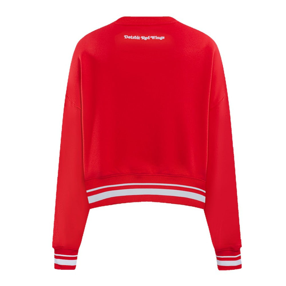 Detroit Red Wings Pro Standard Women's Area Code Cropped Pullover Sweatshirt On Sale