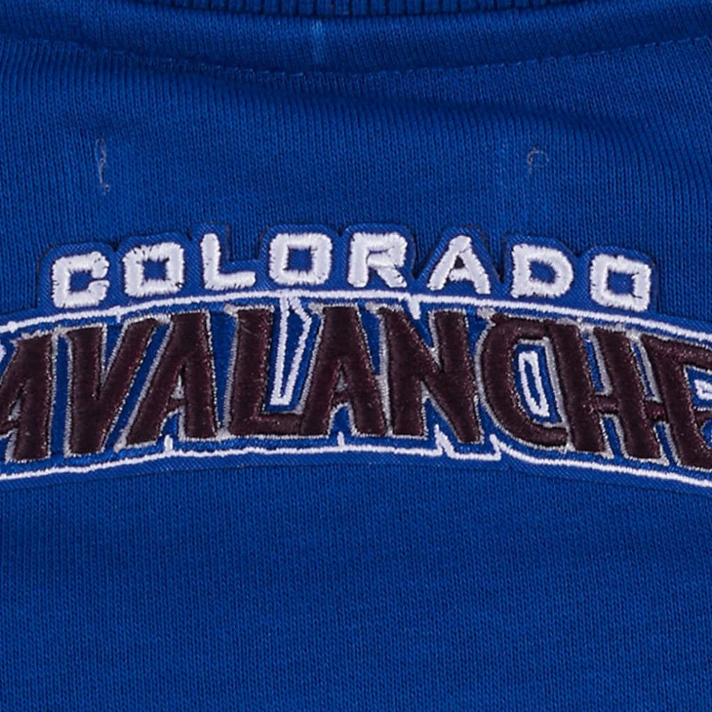 Colorado Avalanche Pro Standard Women's Area Code Cropped Pullover Sweatshirt Sale
