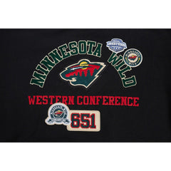 Minnesota Wild Pro Standard Women's Area Code Cropped Pullover Sweatshirt Online