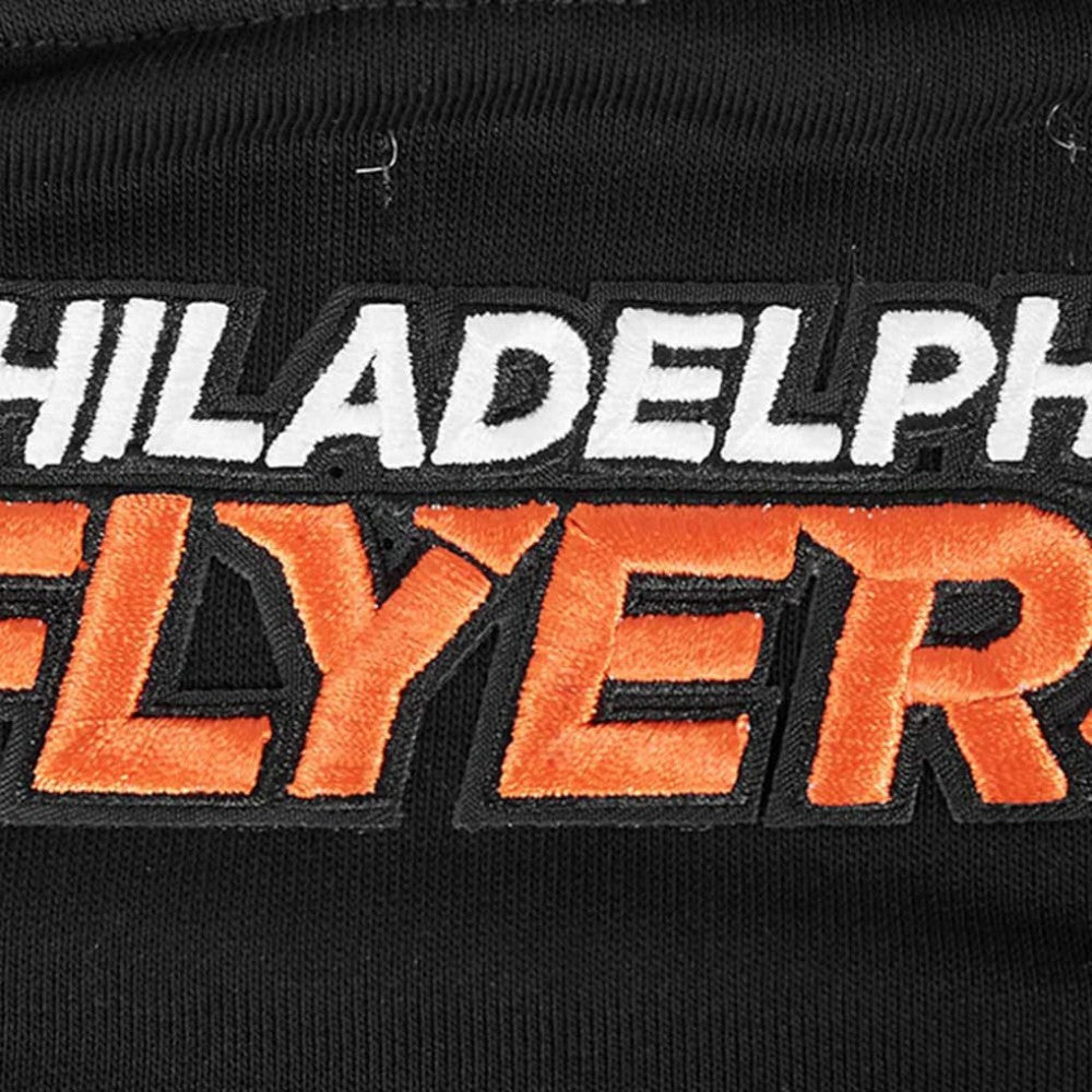 Philadelphia Flyers Pro Standard Women's Area Code Cropped Pullover Sweatshirt Online