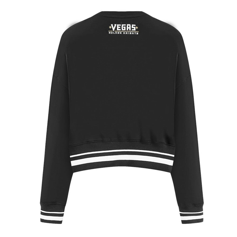 Vegas Golden Knights Pro Standard Women's Area Code Cropped Pullover Sweatshirt For Sale