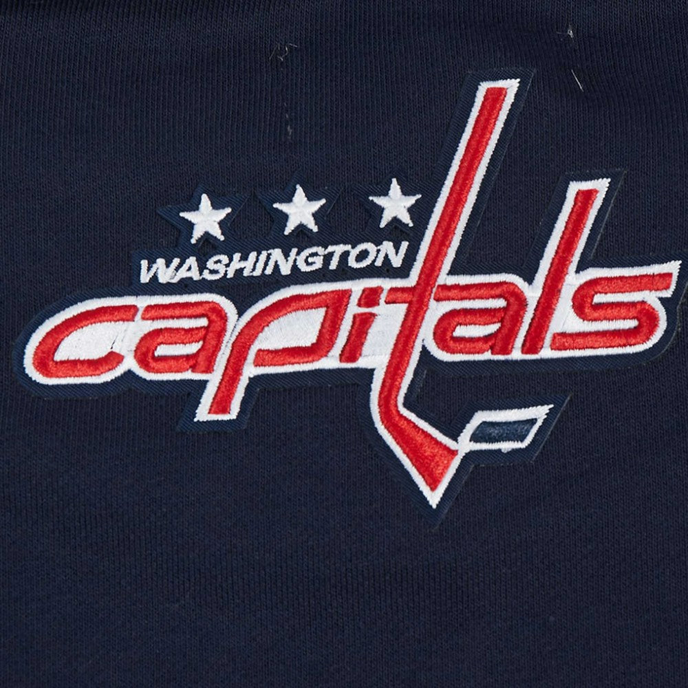 Washington Capitals Pro Standard Women's Area Code Cropped Pullover Sweatshirt For Sale