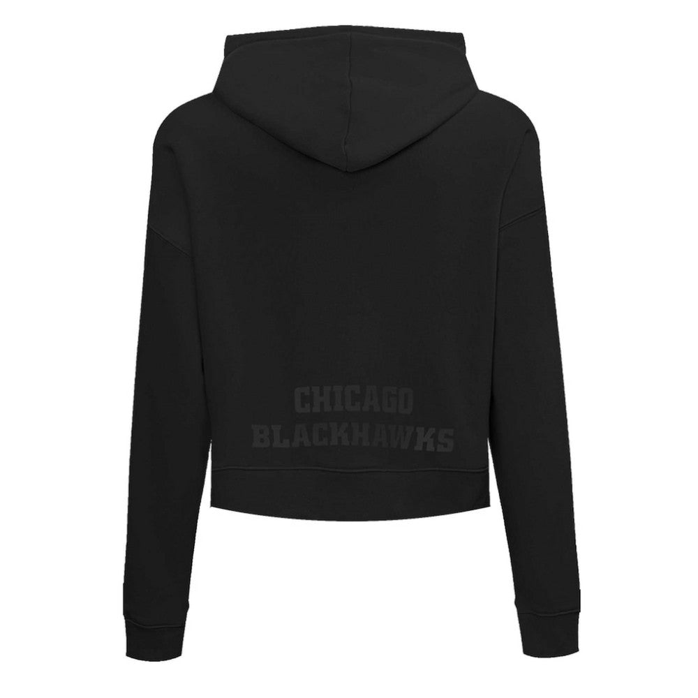 Chicago Blackhawks Pro Standard Women's Jewels Cropped Pullover Hoodie Discount
