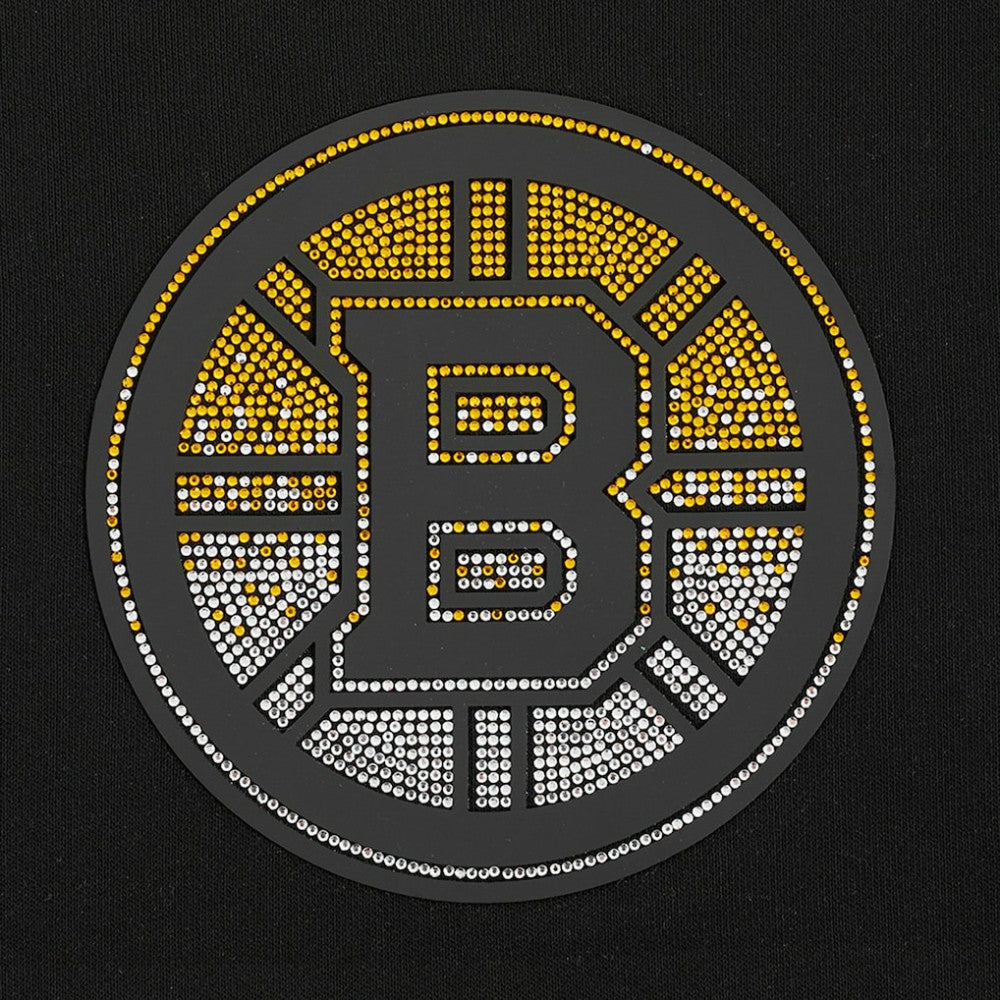 Boston Bruins Pro Standard Women's Jewels Cropped Pullover Hoodie Discount