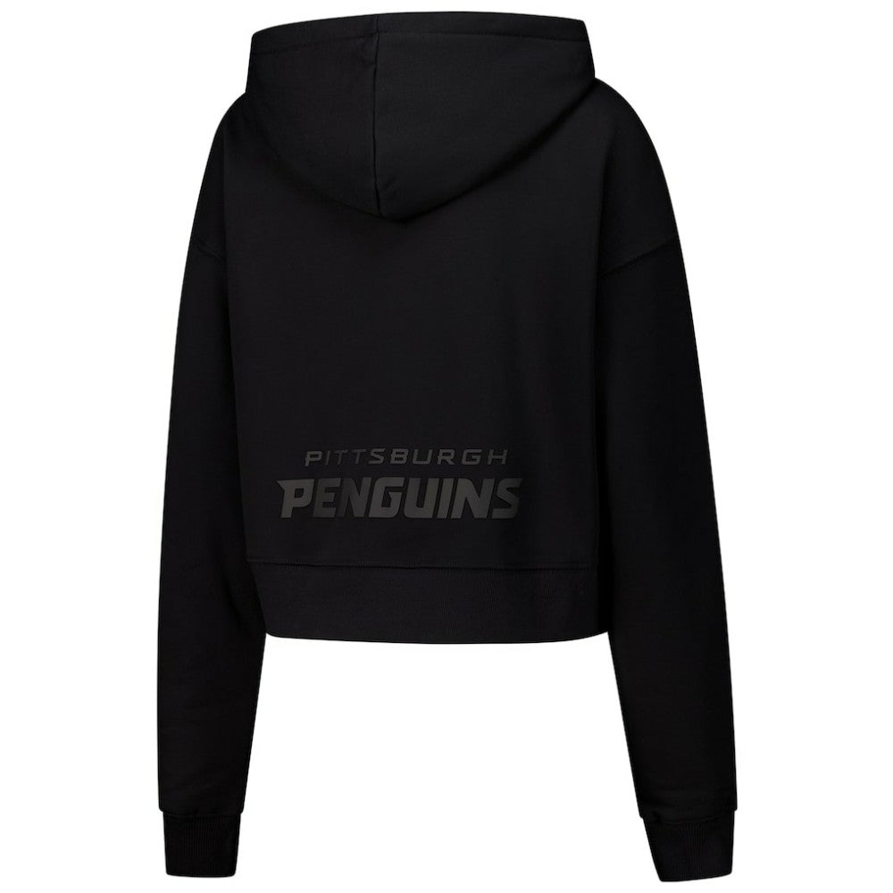Pittsburgh Penguins Pro Standard Women's Jewels Cropped Pullover Hoodie Outlet