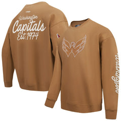 Washington Capitals Pro Standard Paint the City Pullover Sweatshirt Outlet