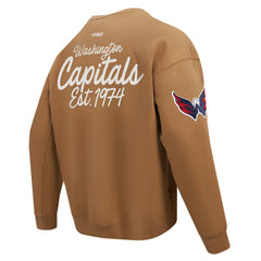 Washington Capitals Pro Standard Paint the City Pullover Sweatshirt Outlet