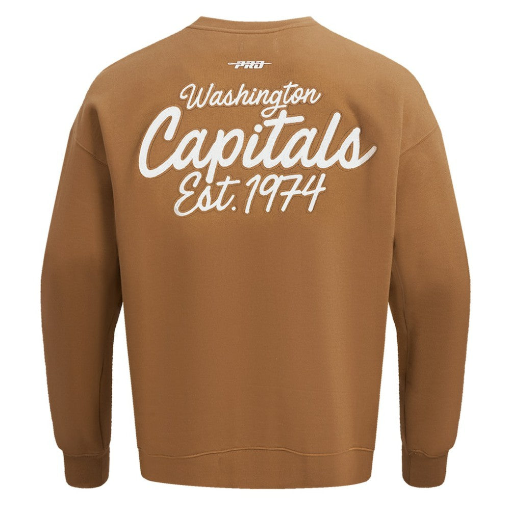 Washington Capitals Pro Standard Paint the City Pullover Sweatshirt Outlet