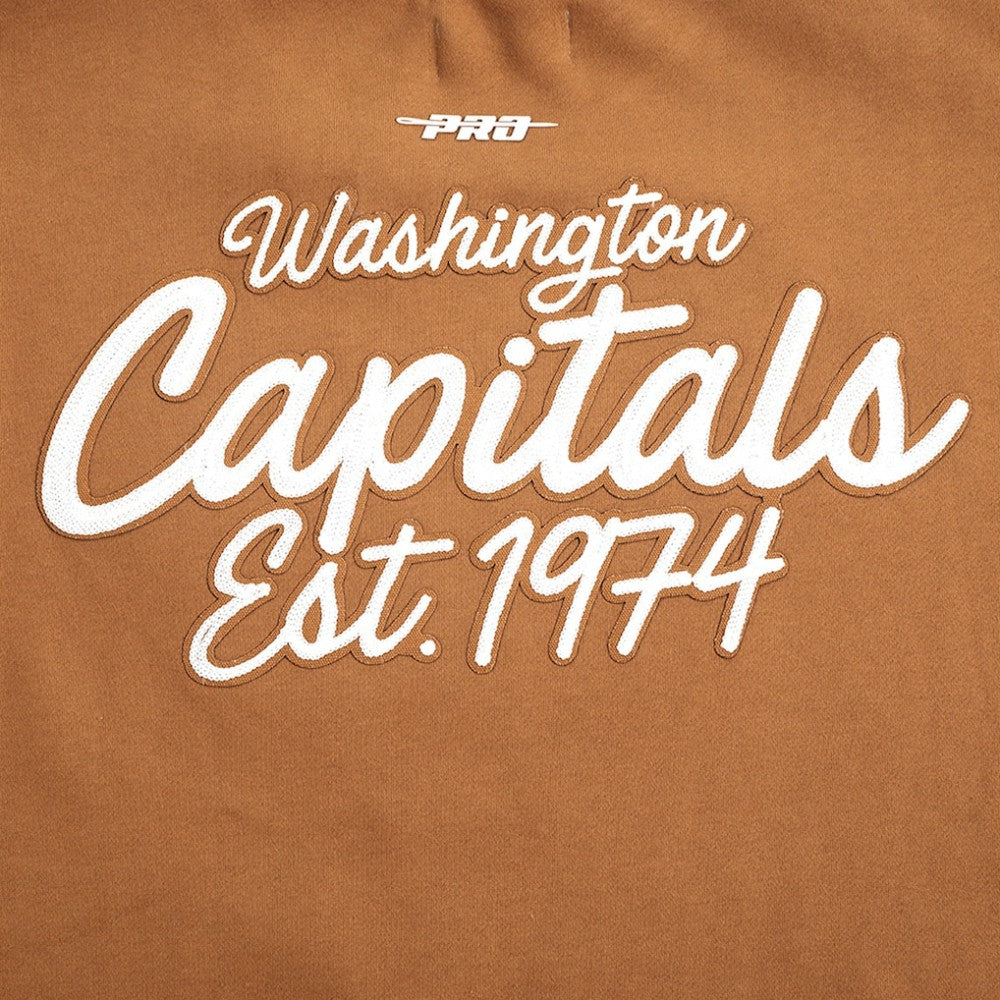 Washington Capitals Pro Standard Paint the City Pullover Sweatshirt Outlet