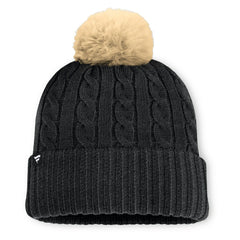 Jacksonville Jaguars Fanatics Women's Cable Knit Cuffed Hat with Pom