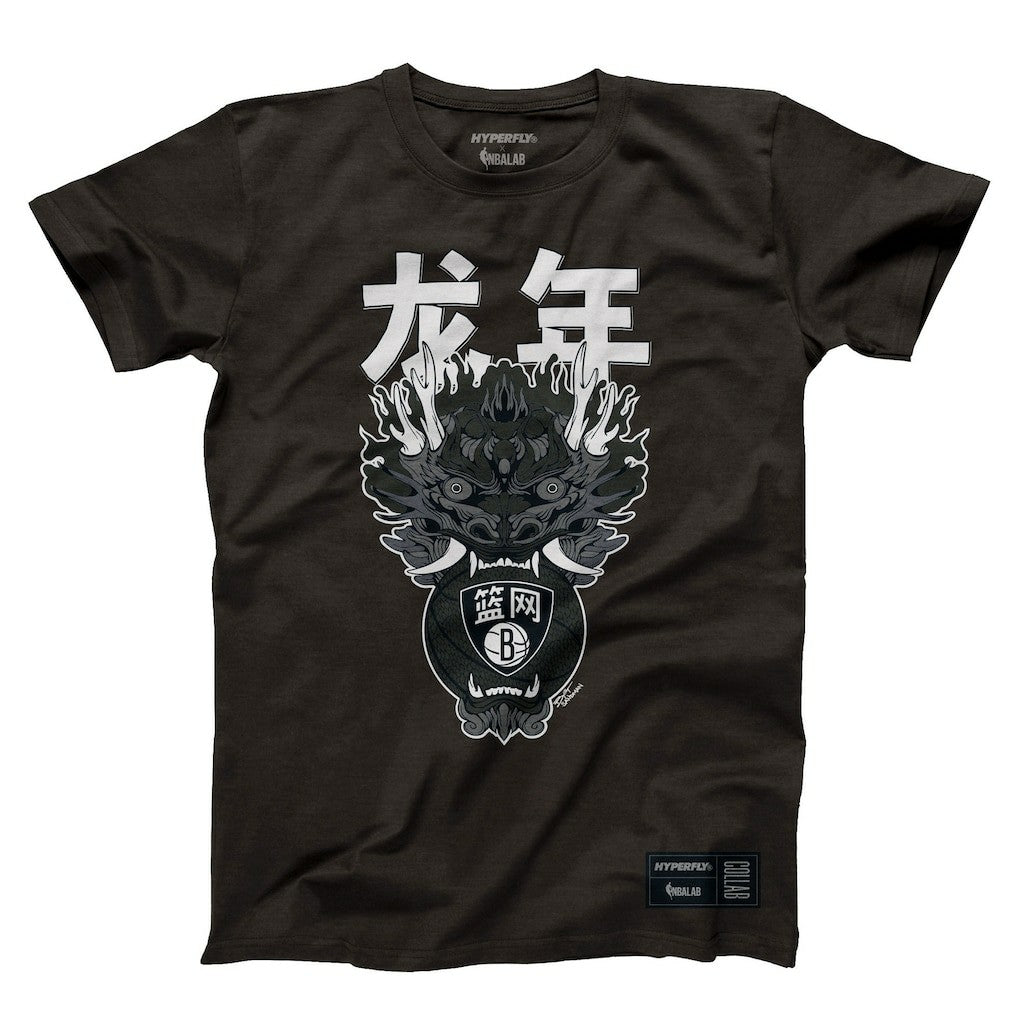 Brooklyn Nets Hyperfly Unisex Year of the Dragon Lunar New Year Collection T-Shirt For Sale