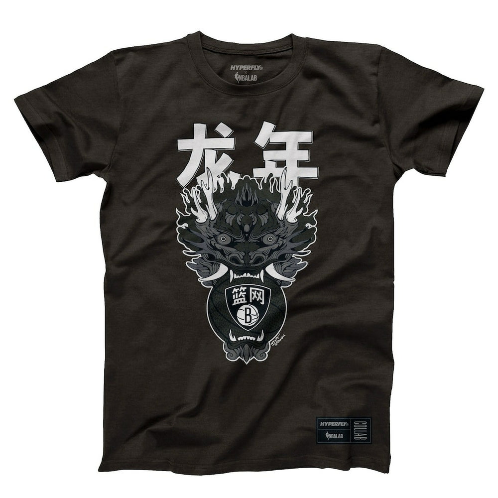 Brooklyn Nets Hyperfly Unisex Year of the Dragon Lunar New Year Collection T-Shirt For Sale