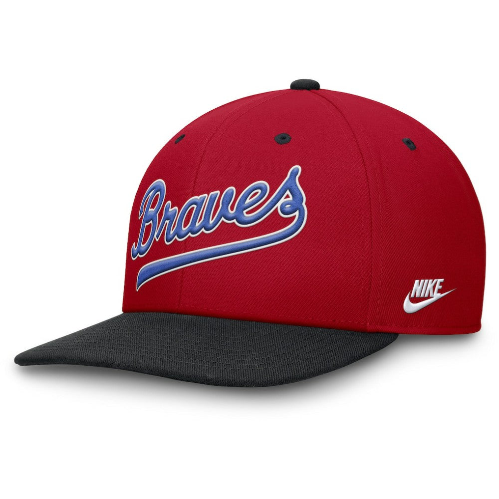 Atlanta Braves Nike Cooperstown Collection Pro Performance Snapback Hat | MLB Discount