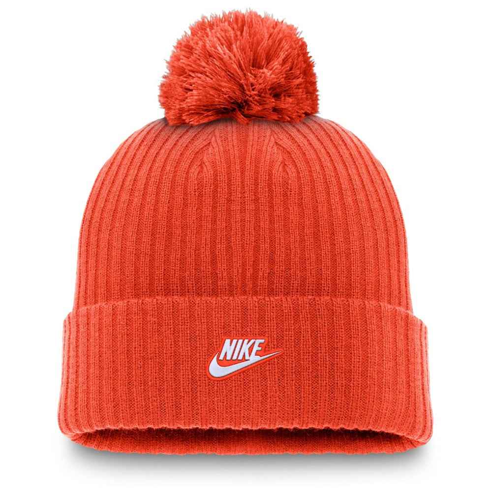 Houston Astros Nike Cooperstown Collection Patch Cuffed Knit Hat with Pom | MLB On Sale