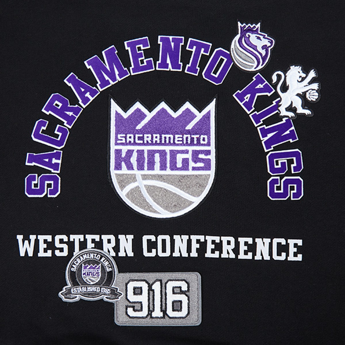 Sacramento Kings Pro Standard Women's Area Code Cropped Pullover Sweatshirt Outlet